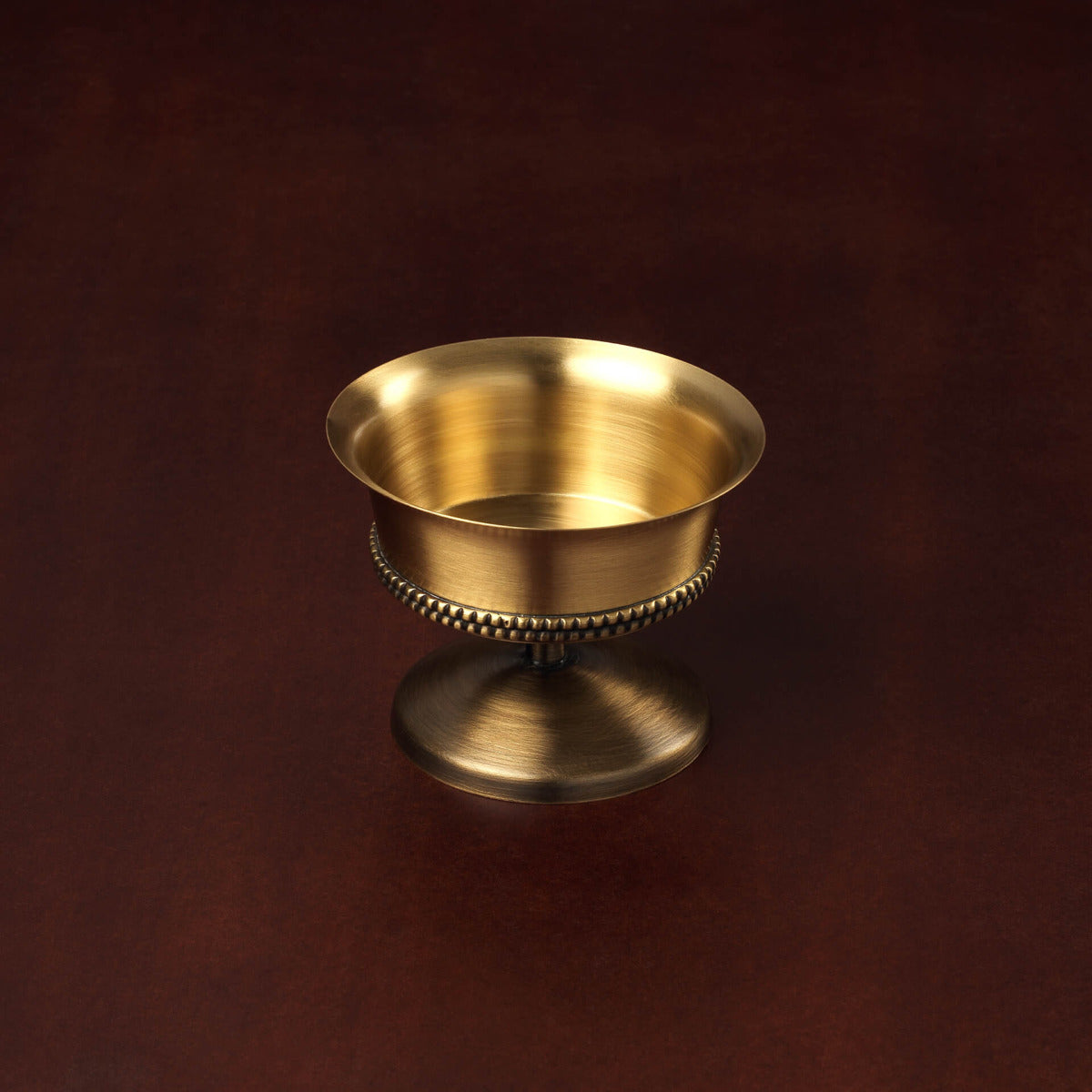 Brass dessert bowl