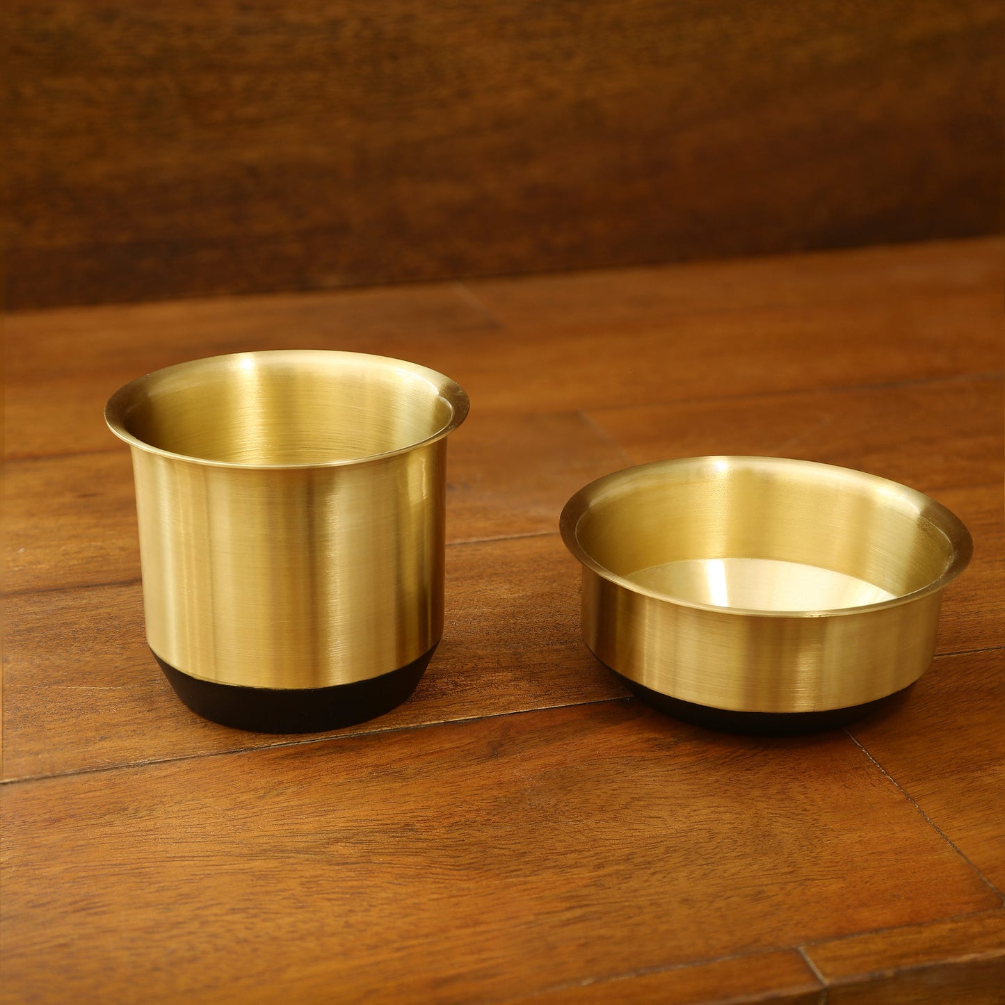 Oro brass coffee set gold