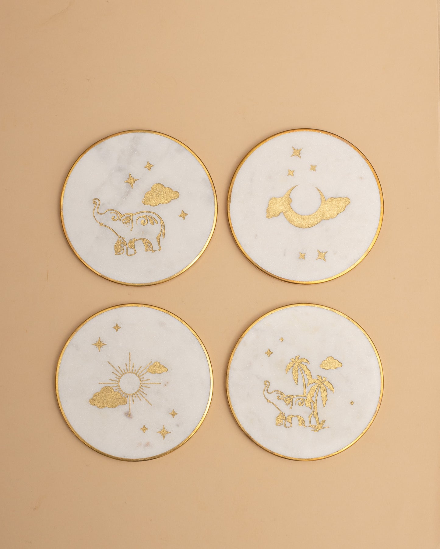 Chaand Marble Coasters