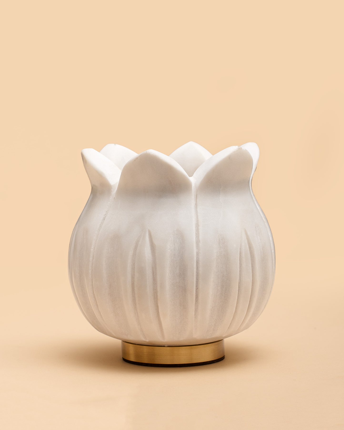 Tulip Marble Candle Holder