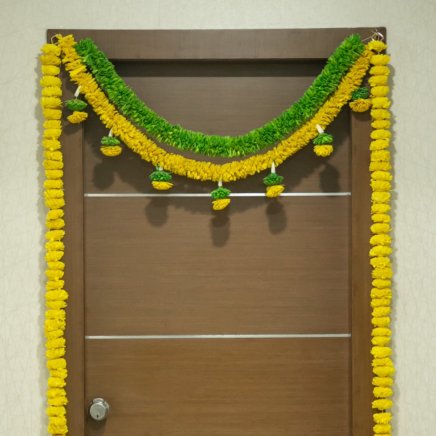 Yellow & Green lillies- Entryway