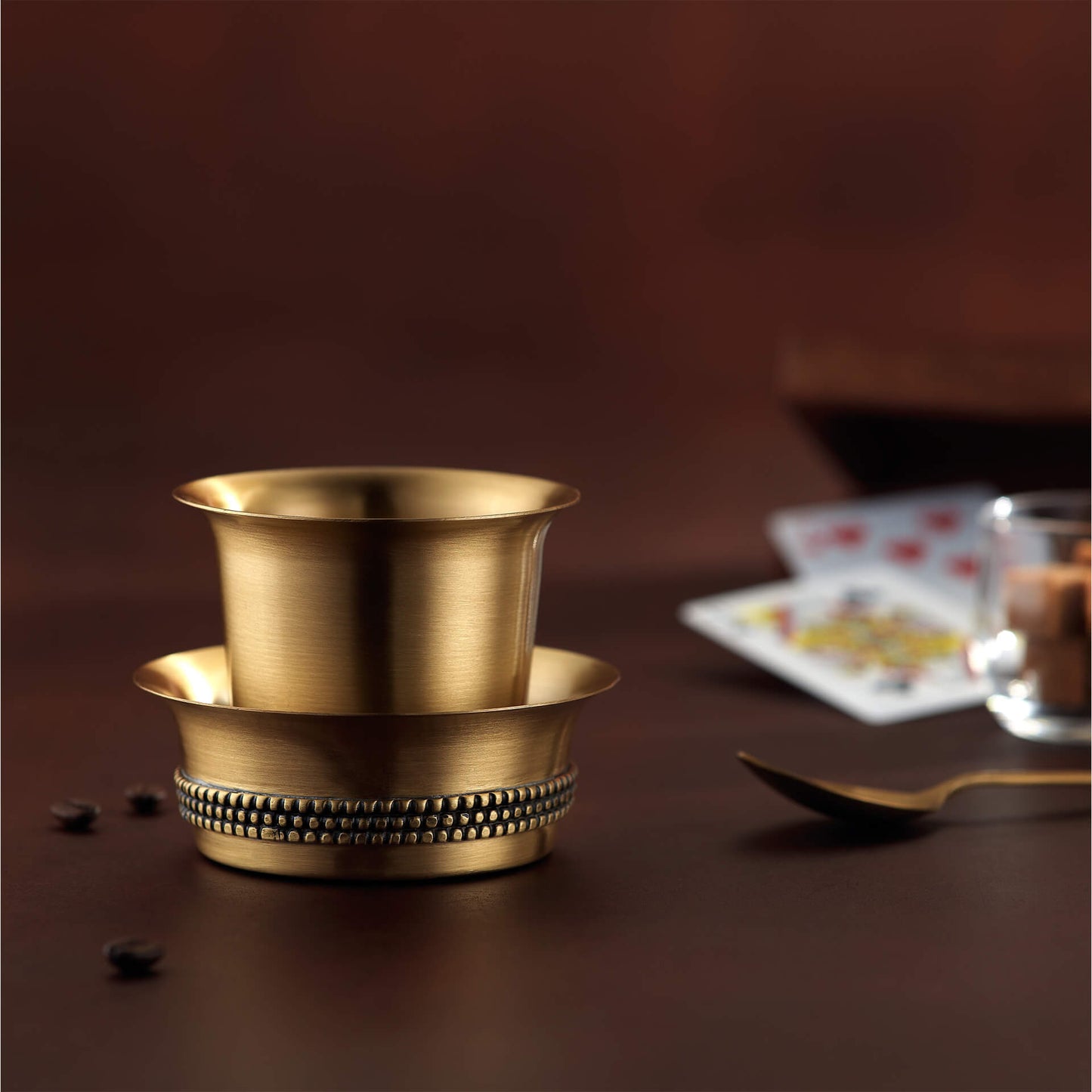 Brass coffee set gold