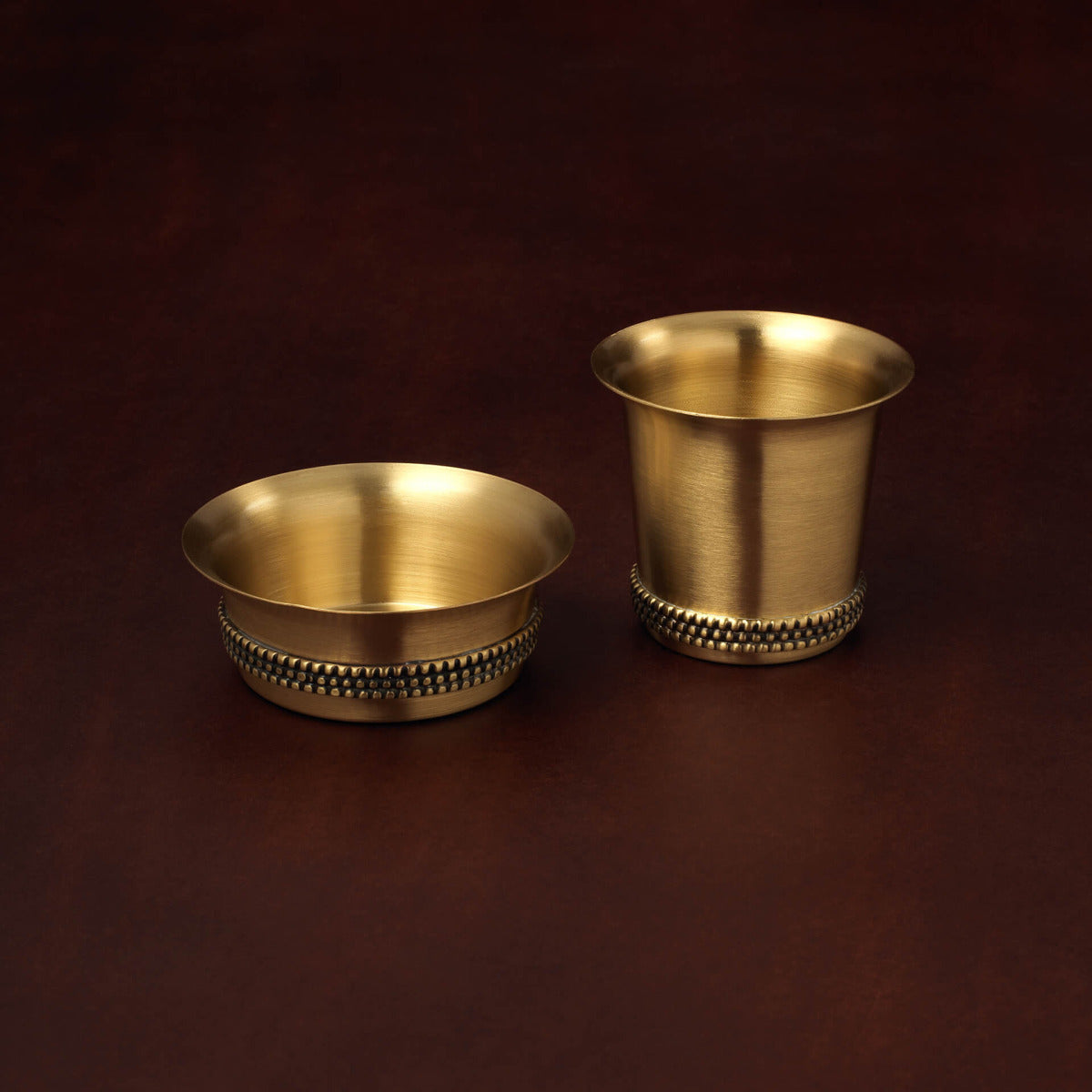 Brass coffee set gold