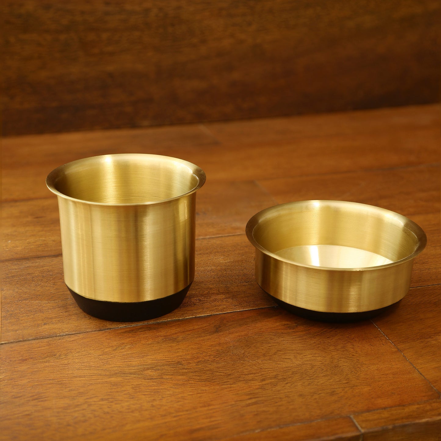 Oro brass coffee set gold